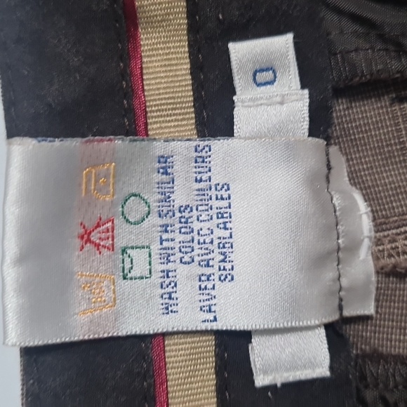 Ladies brown pressed dress pants in size 0 - Picture 5 of 9